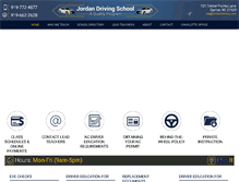Tablet Screenshot of jordandriving.com